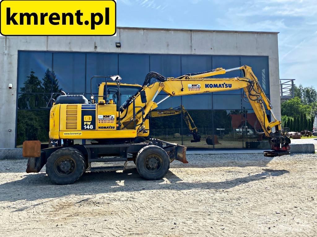 Komatsu PW 148-8 Ekskavatori uz riteņiem