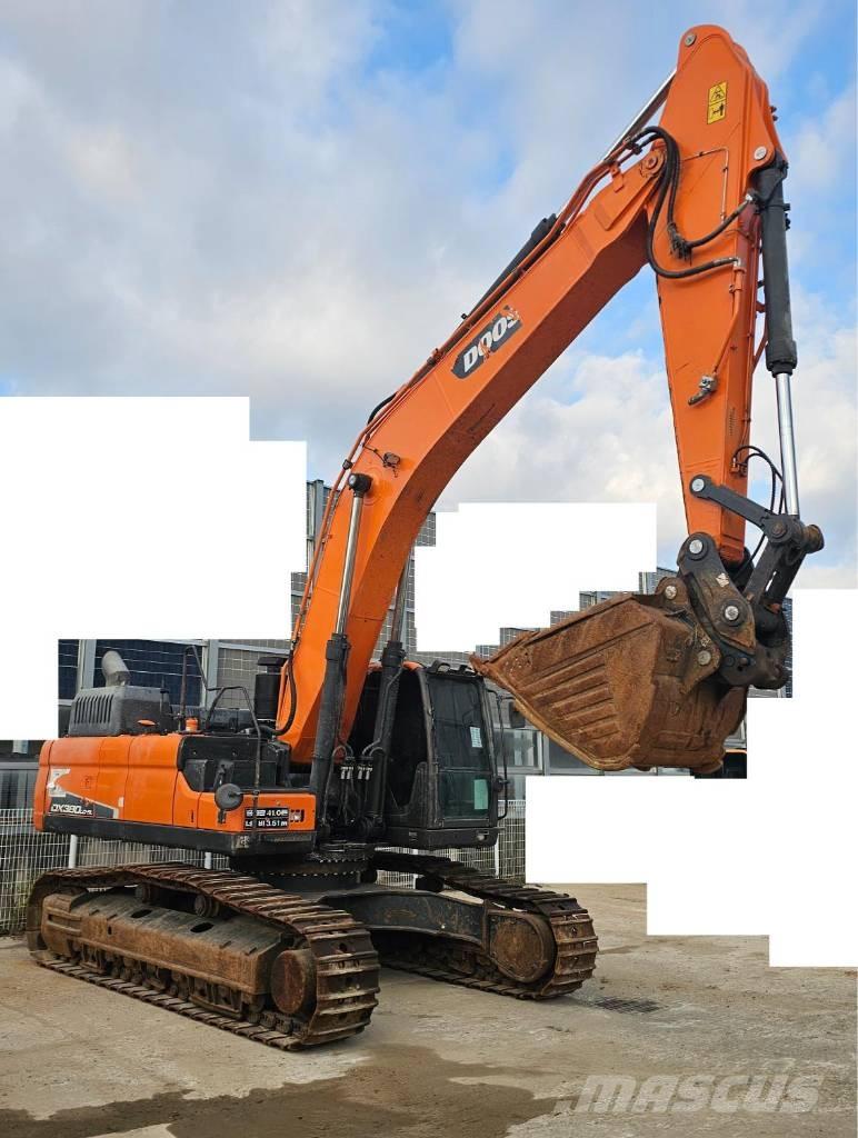 Doosan DX 380 LL-5 Kāpurķēžu ekskavatori