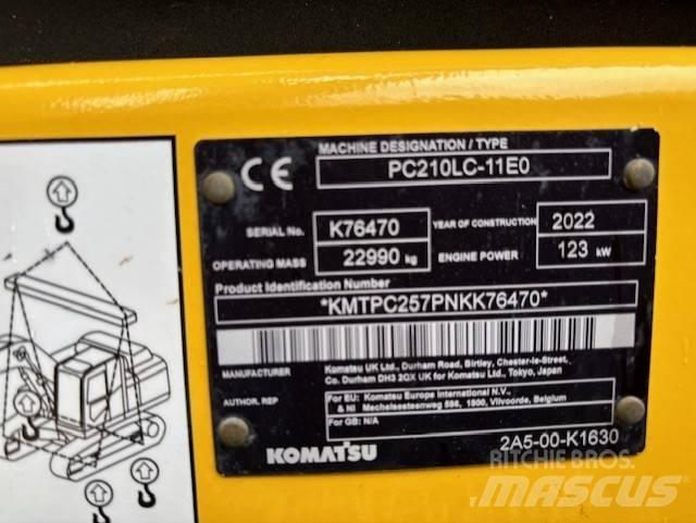Komatsu PC 210 LC-11 Kāpurķēžu ekskavatori
