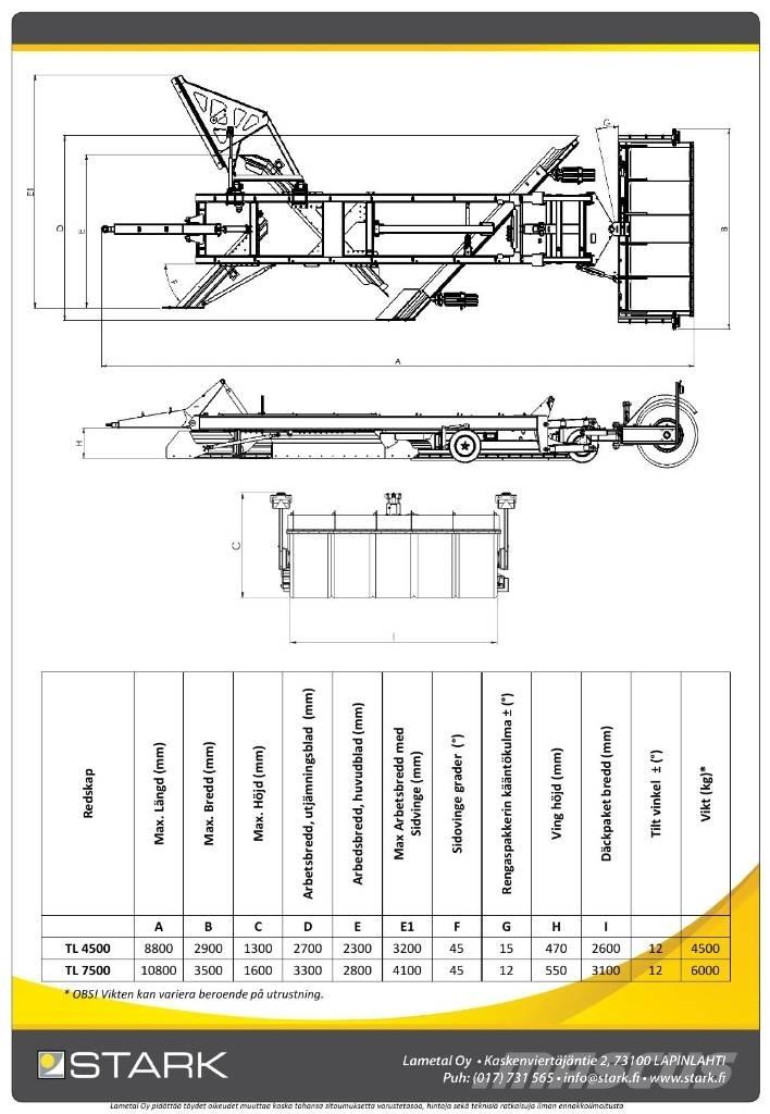 Stark TL7500 Greideri