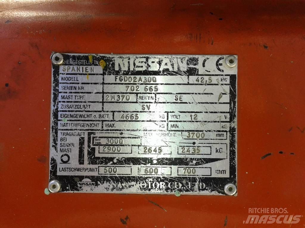 Nissan FGD09A30Q Tehnika ar dīzeļa dzinēju