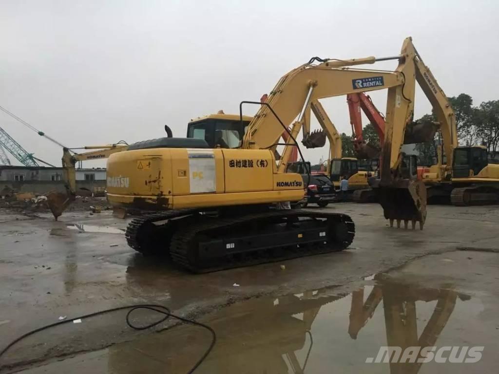 Komatsu pc200-7 Kāpurķēžu ekskavatori
