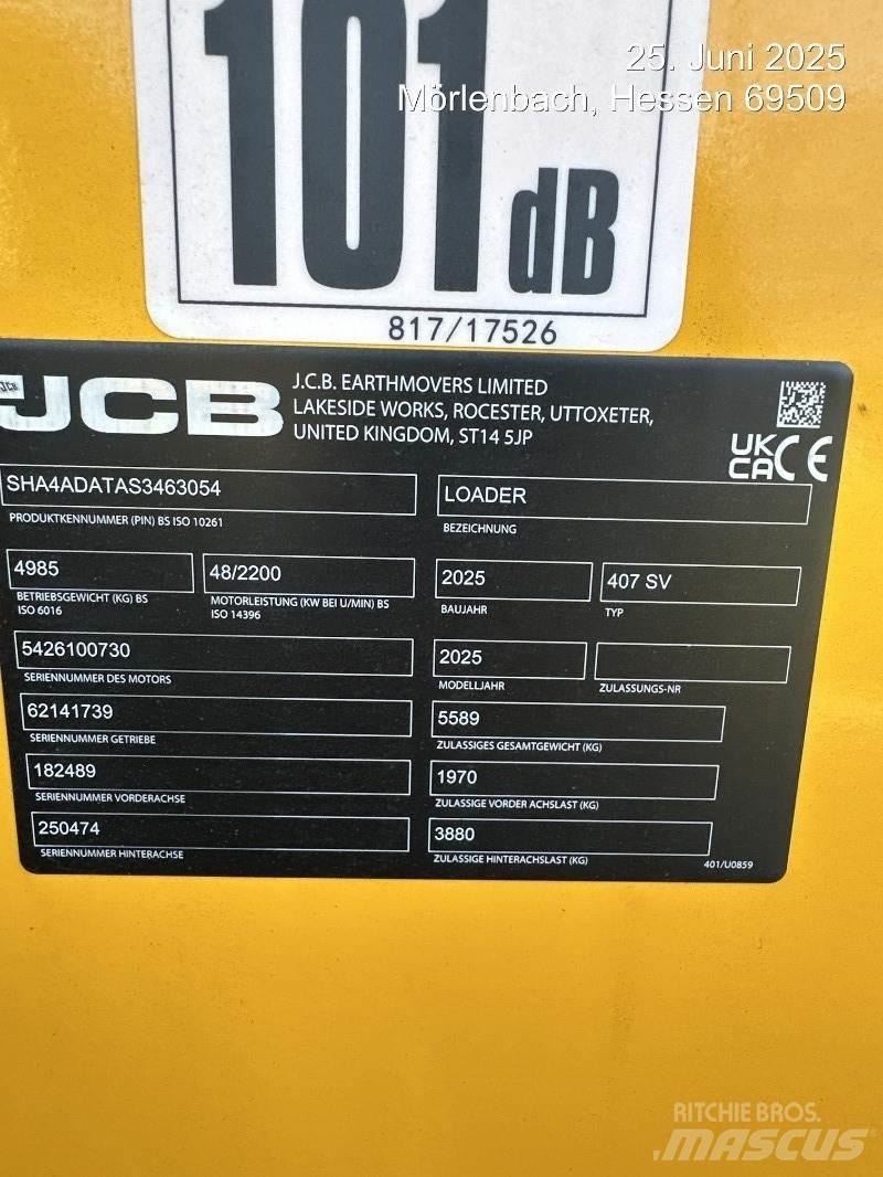 JCB 407 Iekrāvēji uz riteņiem