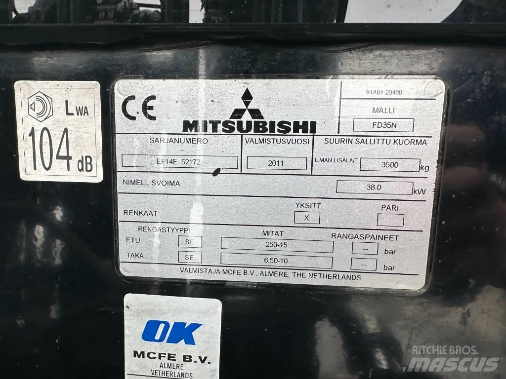 Mitsubishi FD 35 N Tehnika ar dīzeļa dzinēju