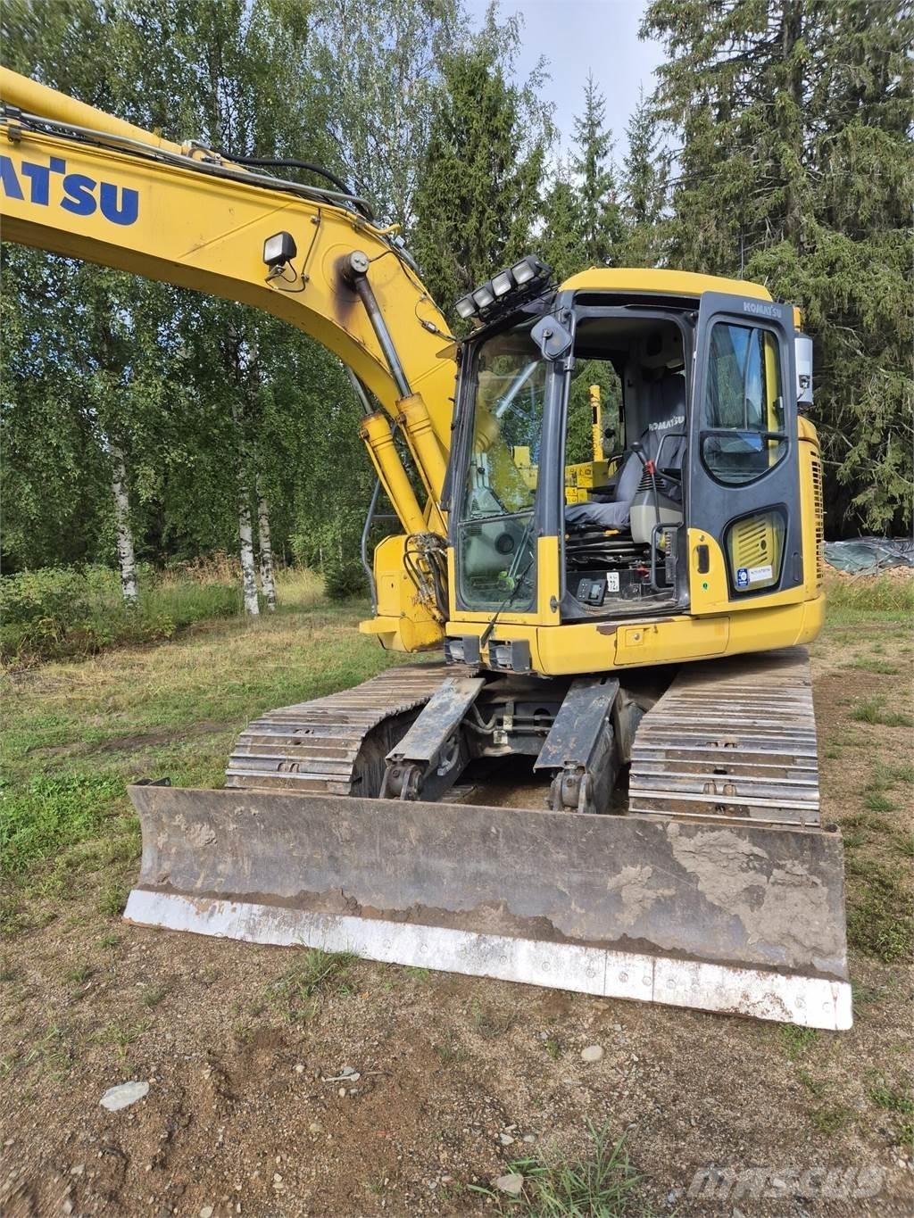 Komatsu PC138 US Kāpurķēžu ekskavatori