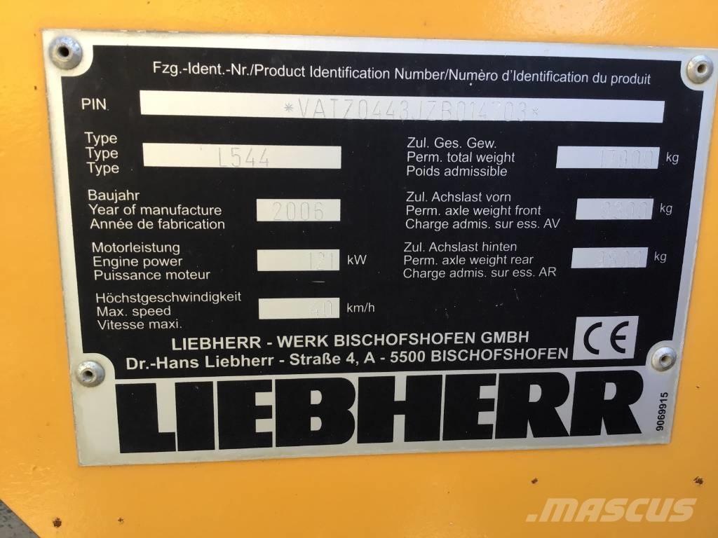 Liebherr L 544 Iekrāvēji uz riteņiem