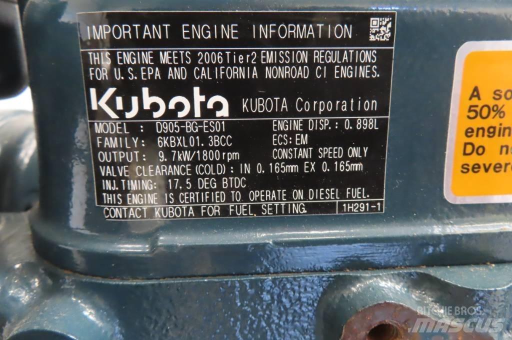 Kubota D905 Dzinēji
