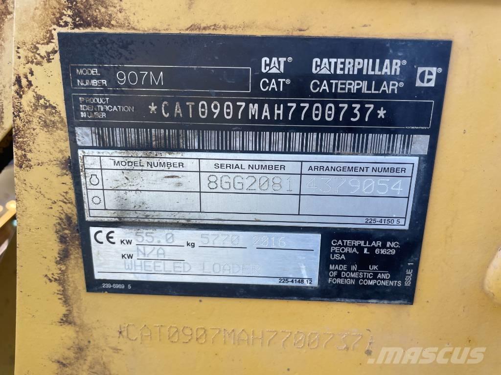 CAT 907 M Iekrāvēji uz riteņiem