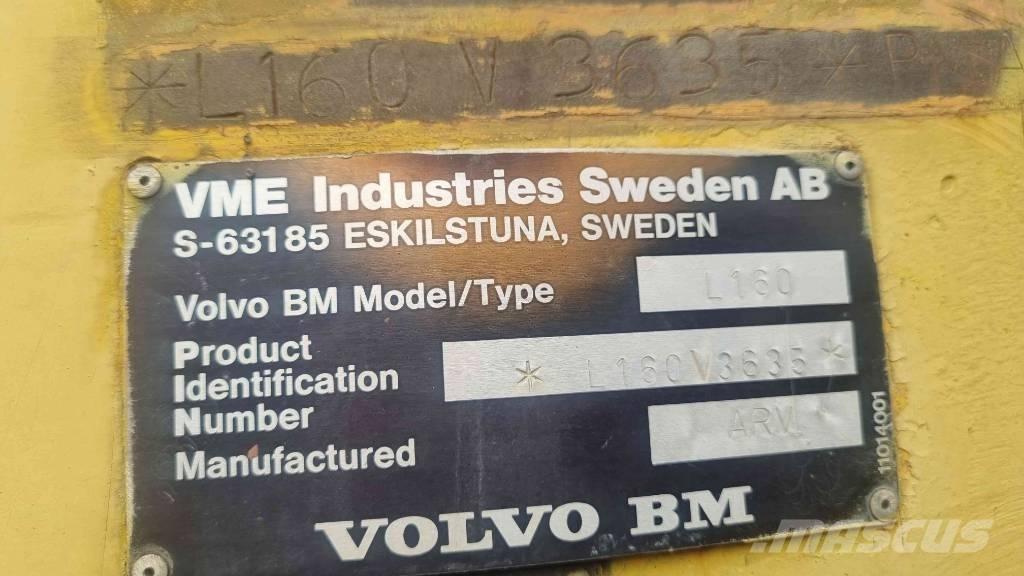 Volvo L 160 Iekrāvēji uz riteņiem