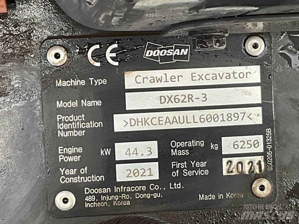 Doosan DX 62 R-3 Mini ekskavatori < 7 t