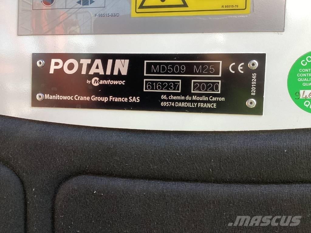 Potain MD509 Torņa krāni
