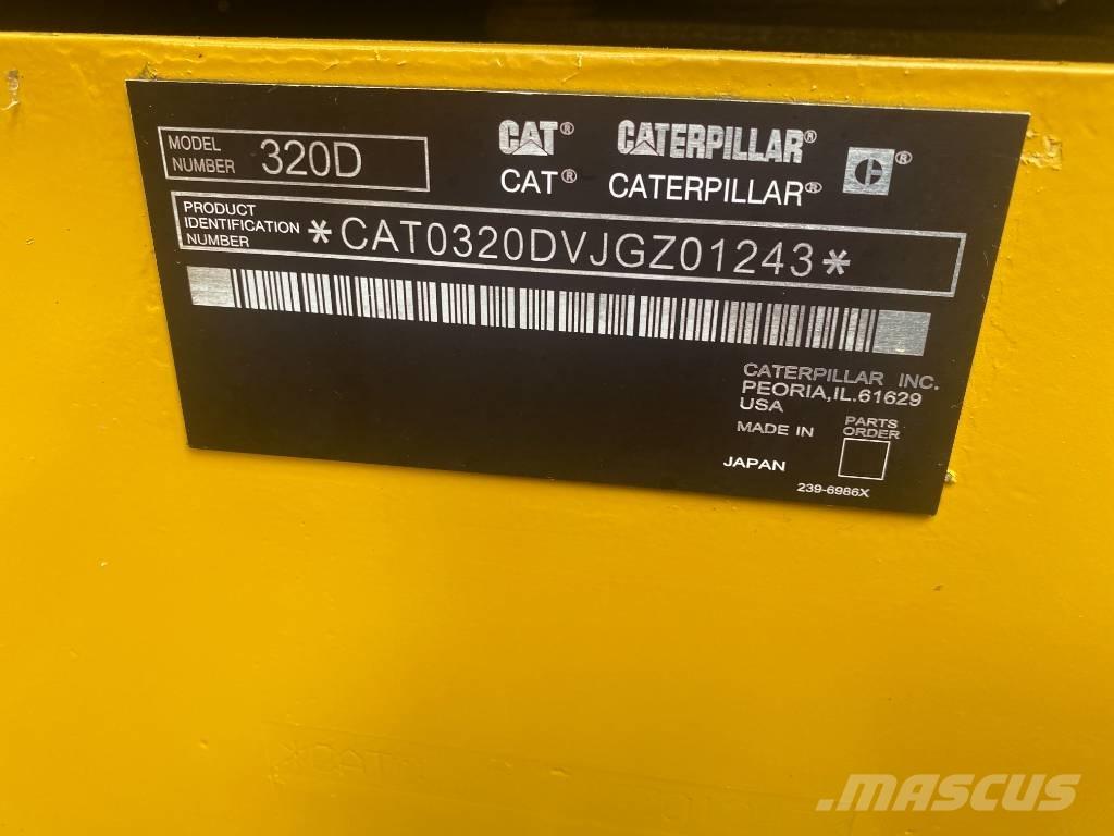 CAT 320 D Kāpurķēžu ekskavatori