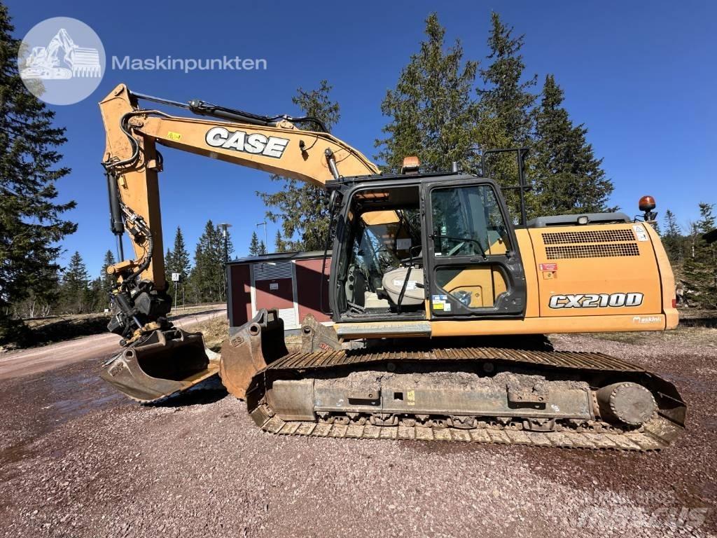 CASE CX 210 D Kāpurķēžu ekskavatori