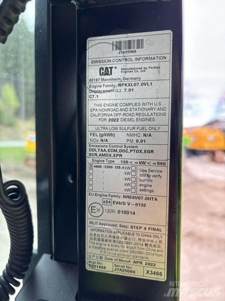 CAT 323 SLR Ekskavatori tālās sniedzamības darbiem