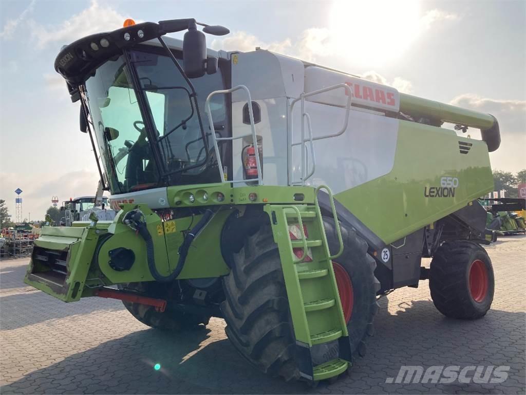 CLAAS Lexion 650 Ražas novākšanas kombaini