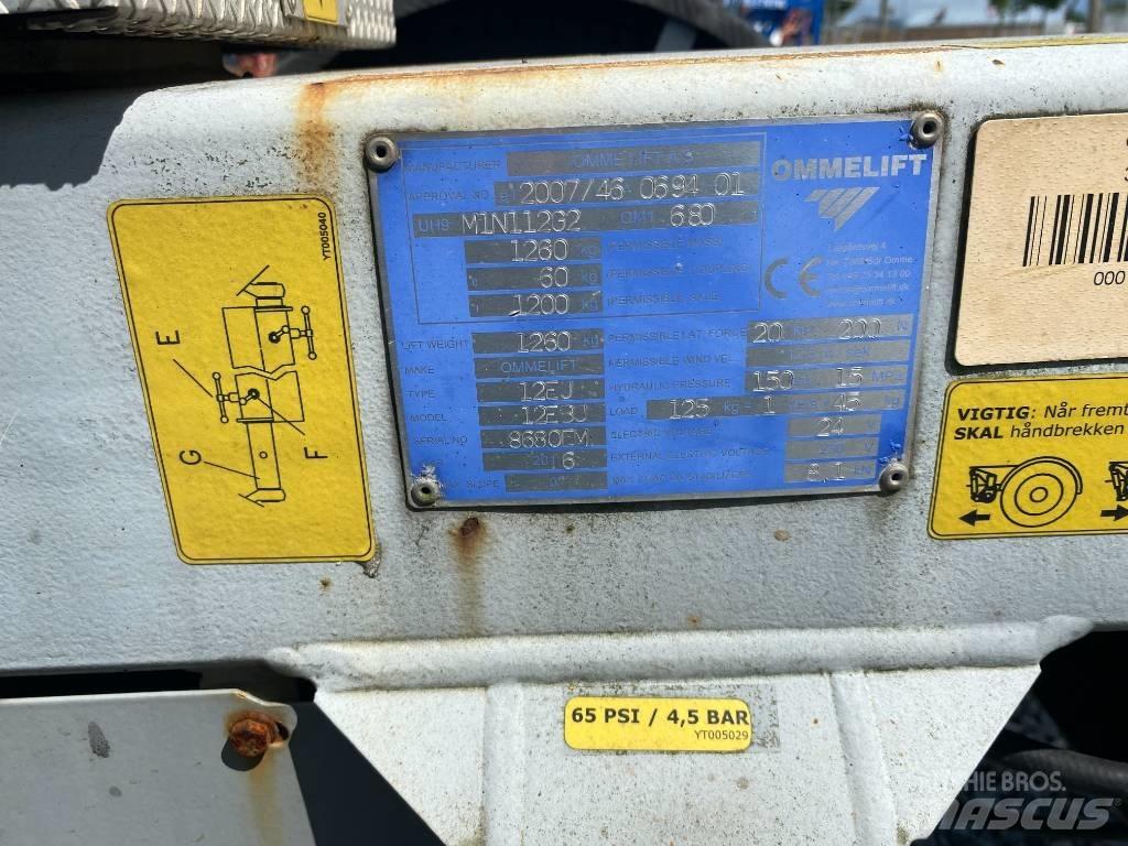 Omme Mini 12 EBJ Pacēlājplatformas - piekabes
