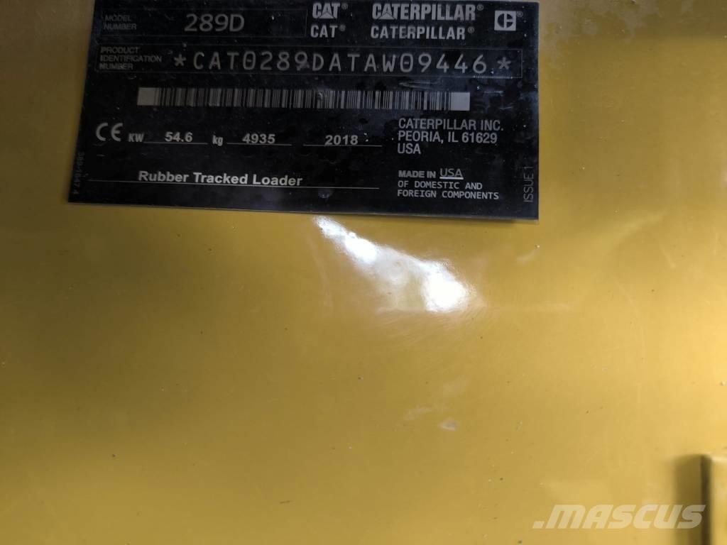 CAT 289D HF XPS Lietoti riteņu kompaktiekrāvēji