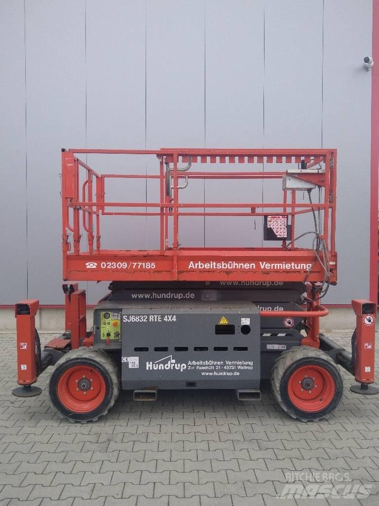 SkyJack SJ 6832 RTE Šķerveida pacēlāji