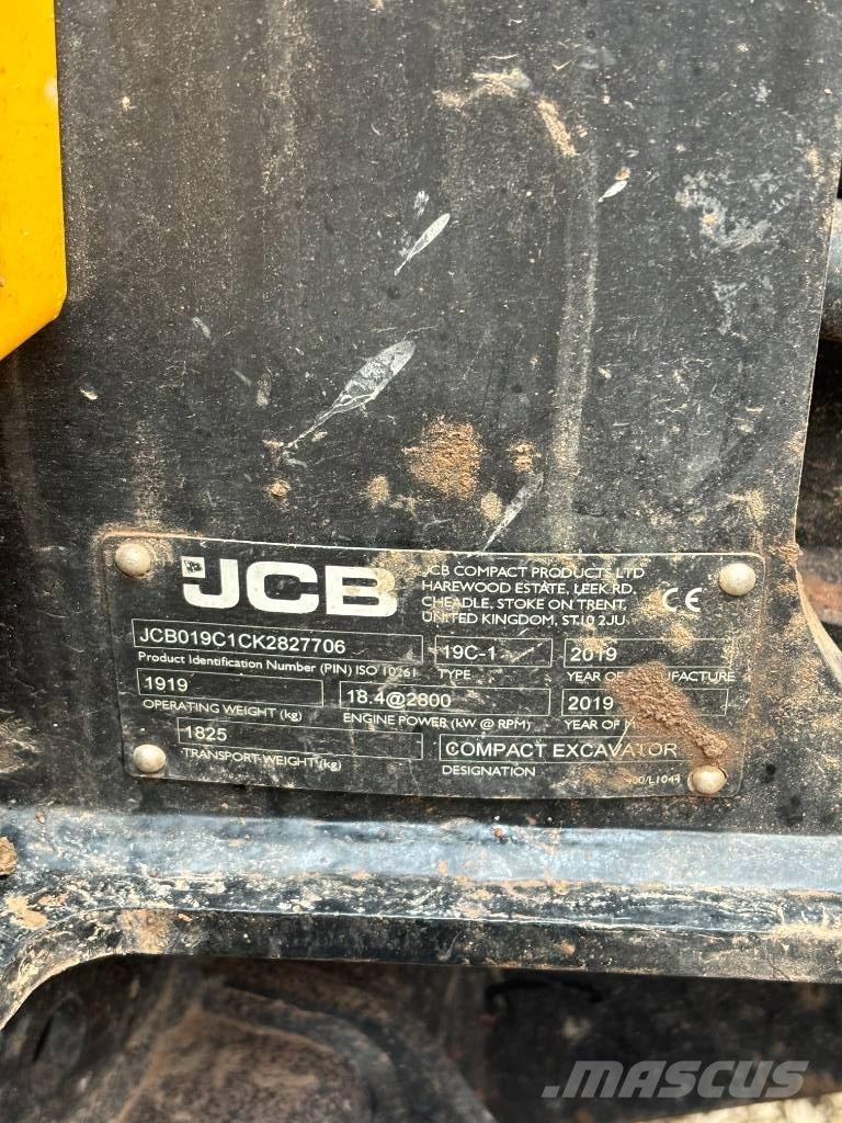 JCB 19 C-1 Mini ekskavatori < 7 t