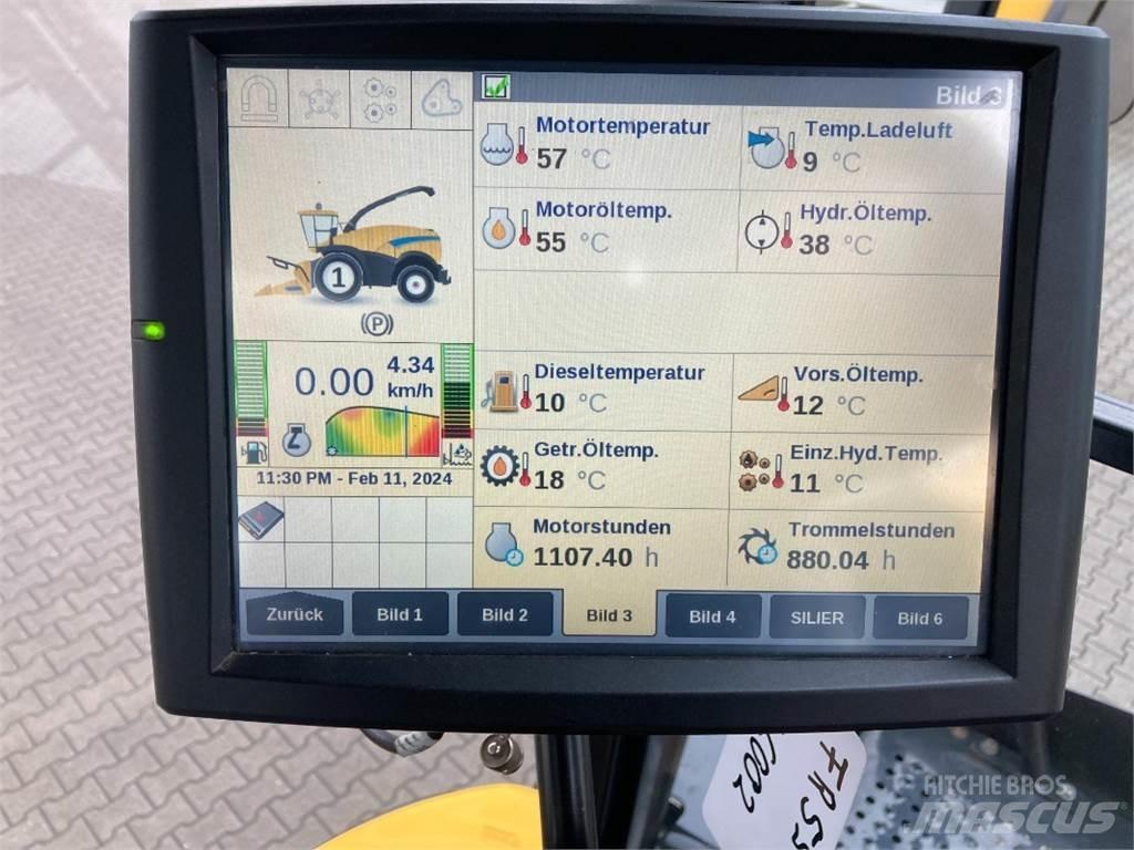 New Holland FR550 Zāles smalcinātāji