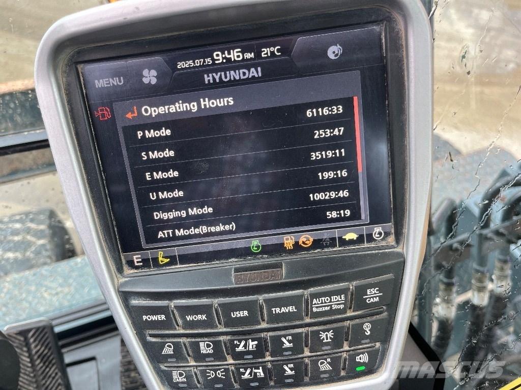 Hyundai HW140 Ekskavatori uz riteņiem