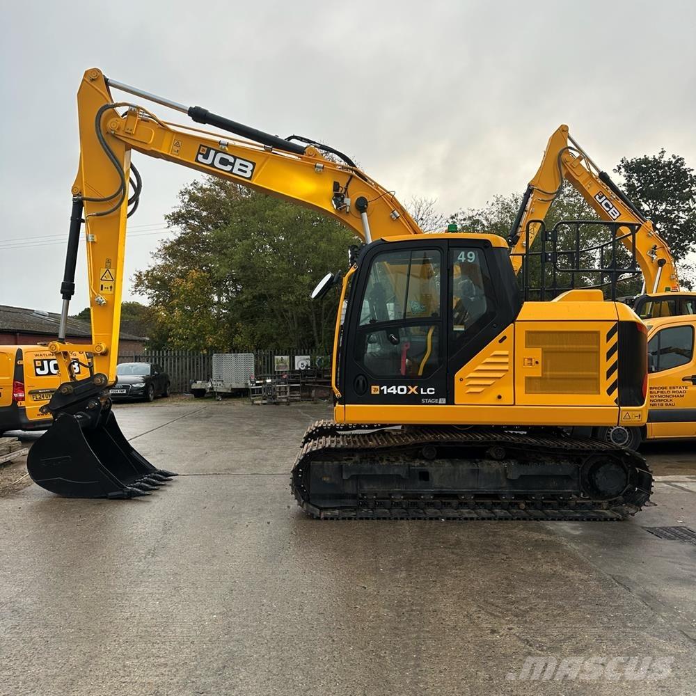 JCB 140X Kāpurķēžu ekskavatori