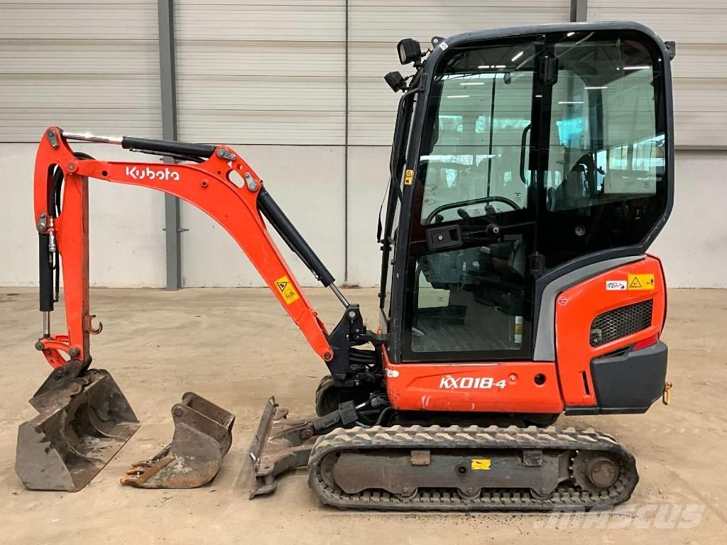Kubota KX 018-4 Mini ekskavatori < 7 t
