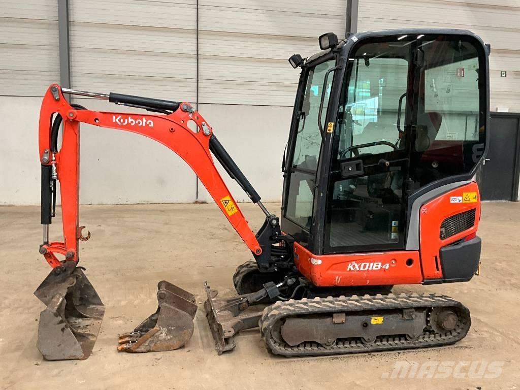 Kubota KX 018-4 Mini ekskavatori < 7 t