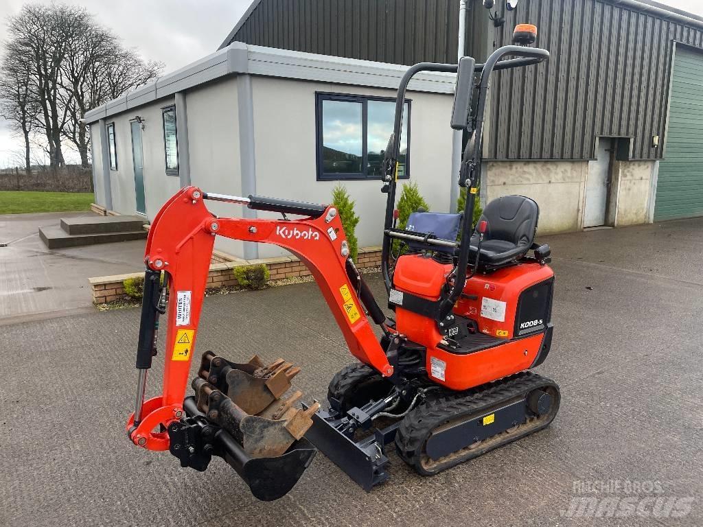 Kubota K008-5 Mini ekskavatori < 7 t