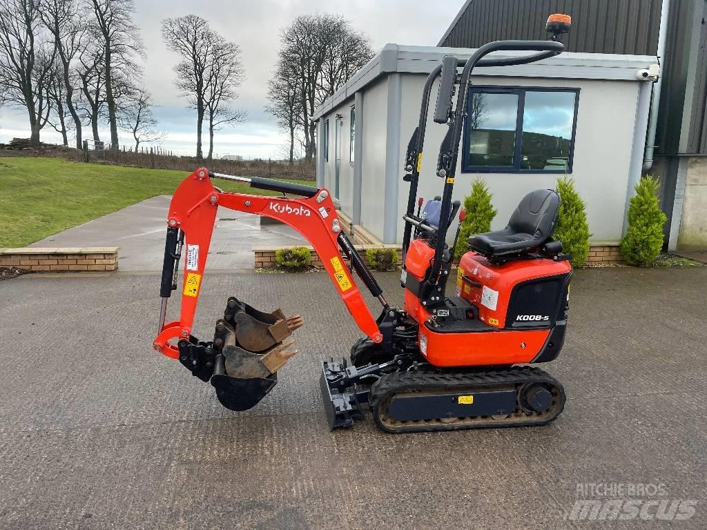 Kubota K008-5 Mini ekskavatori < 7 t