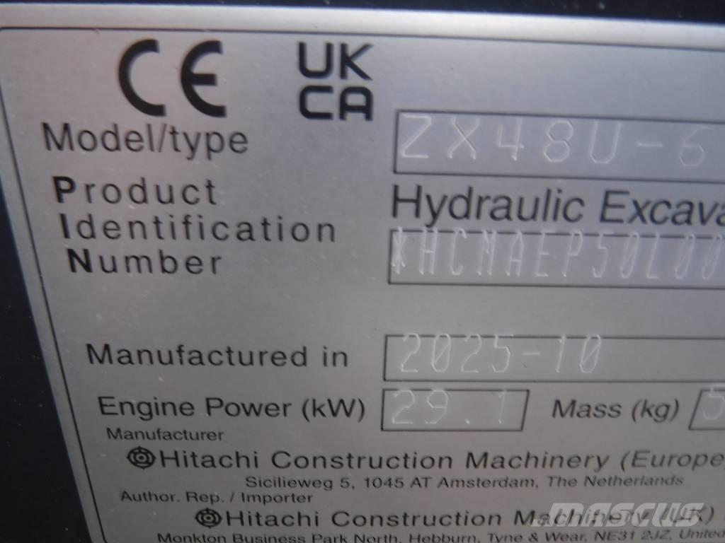 Hitachi ZX 48 U-6 Mini ekskavatori < 7 t
