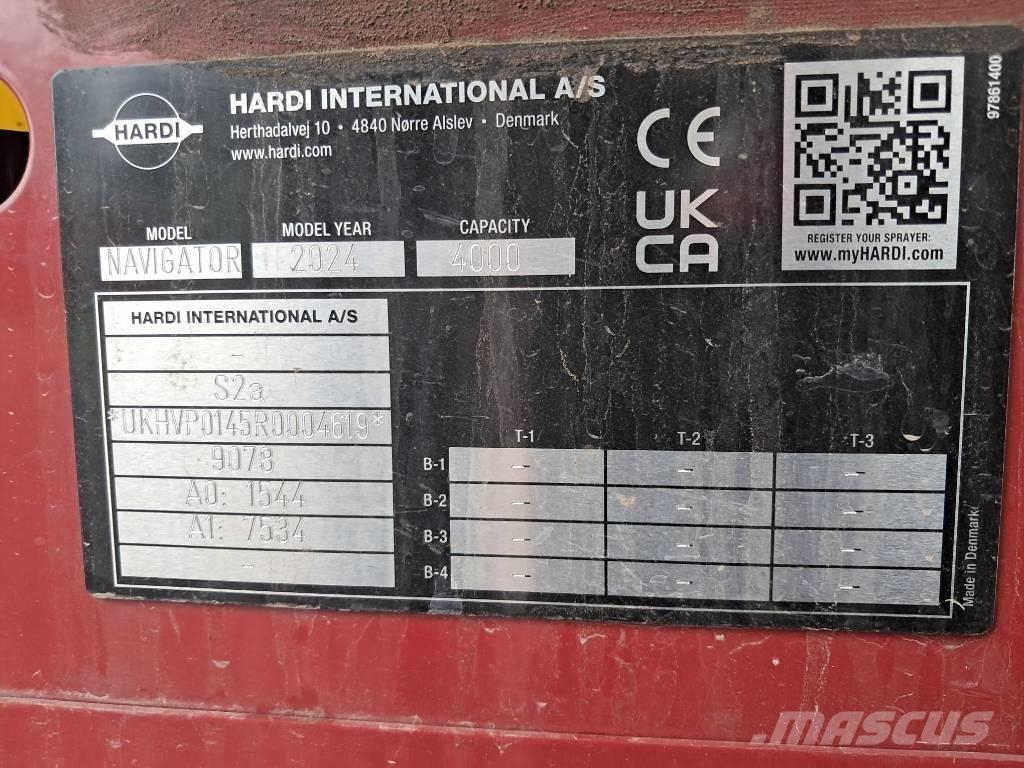 Hardi Navigator 40i Piekabināmie smidzinātāji(miglotāji)