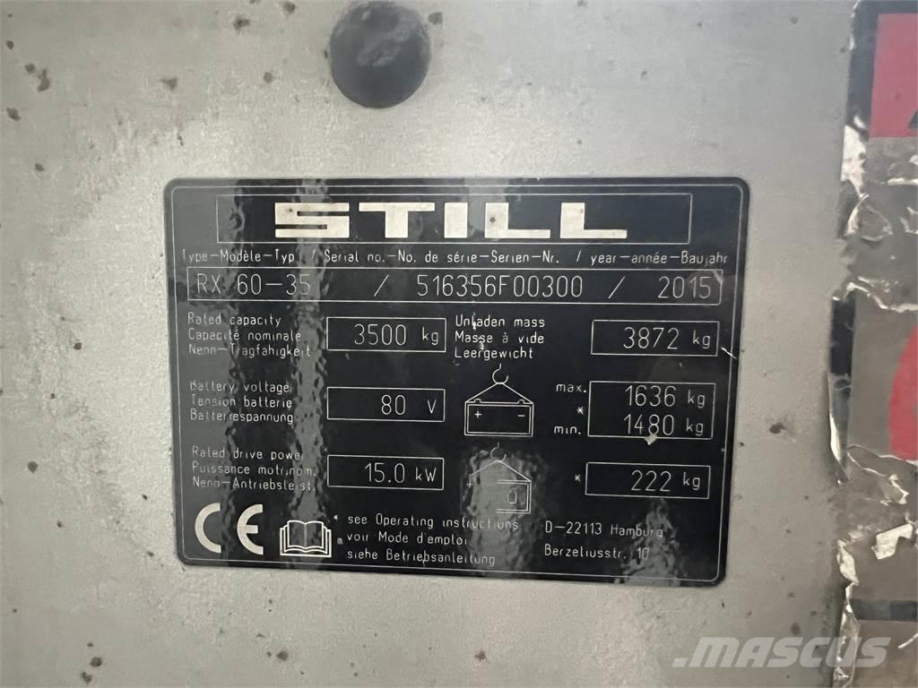 Still RX60-35 Elektriskie iekrāvēji