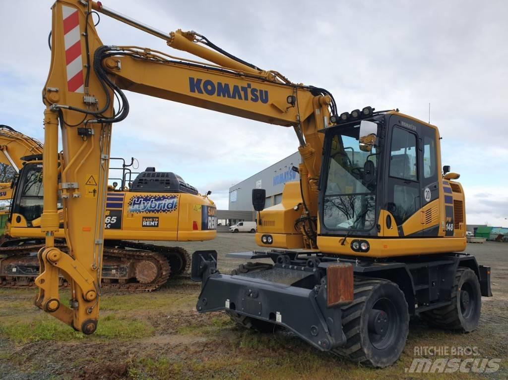 Komatsu PW148-11EO Ekskavatori uz riteņiem