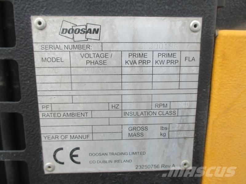 Doosan G 20 Dīzeļģeneratori