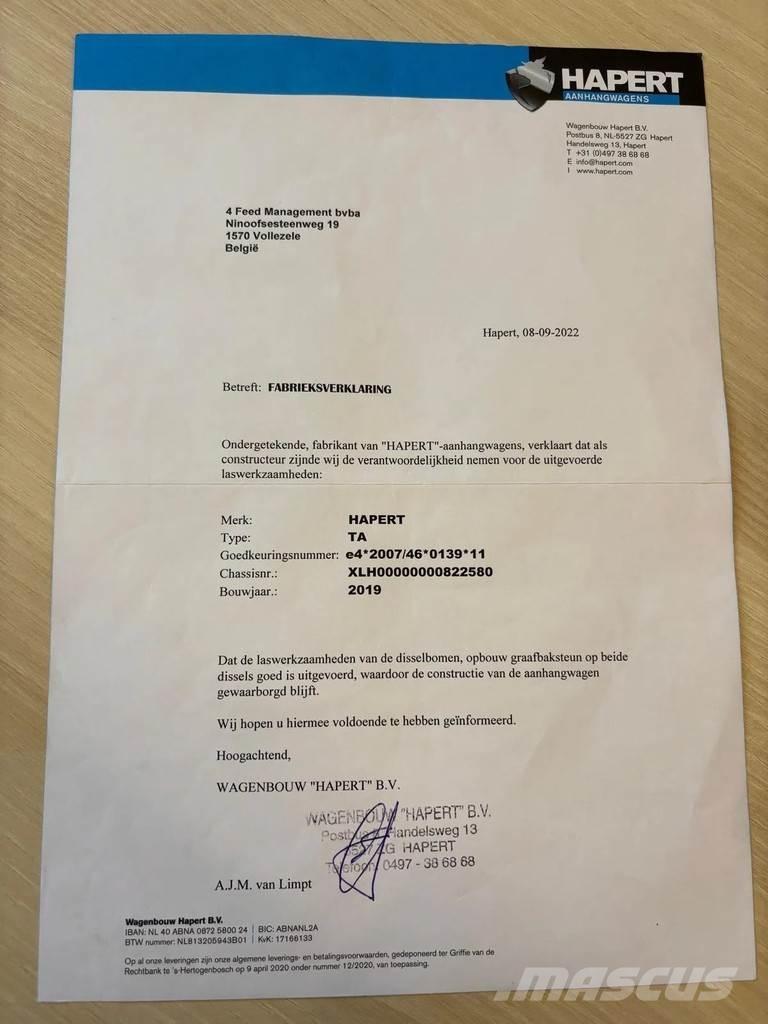 Hapert LF2 Auto pārvadāšanas treileri