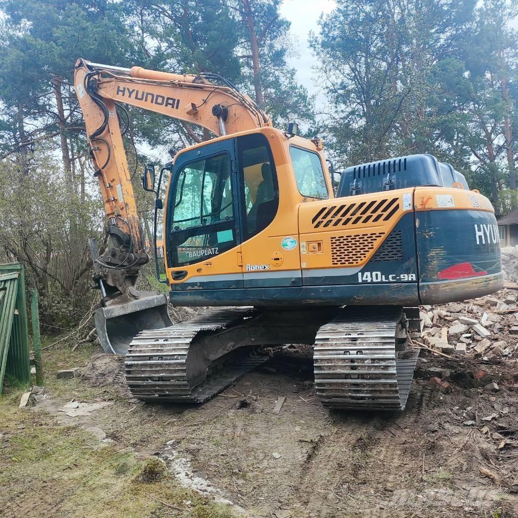 Hyundai LC 140 Kāpurķēžu ekskavatori
