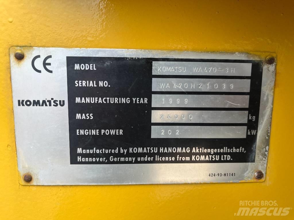 Komatsu WA 470-3H Iekrāvēji uz riteņiem