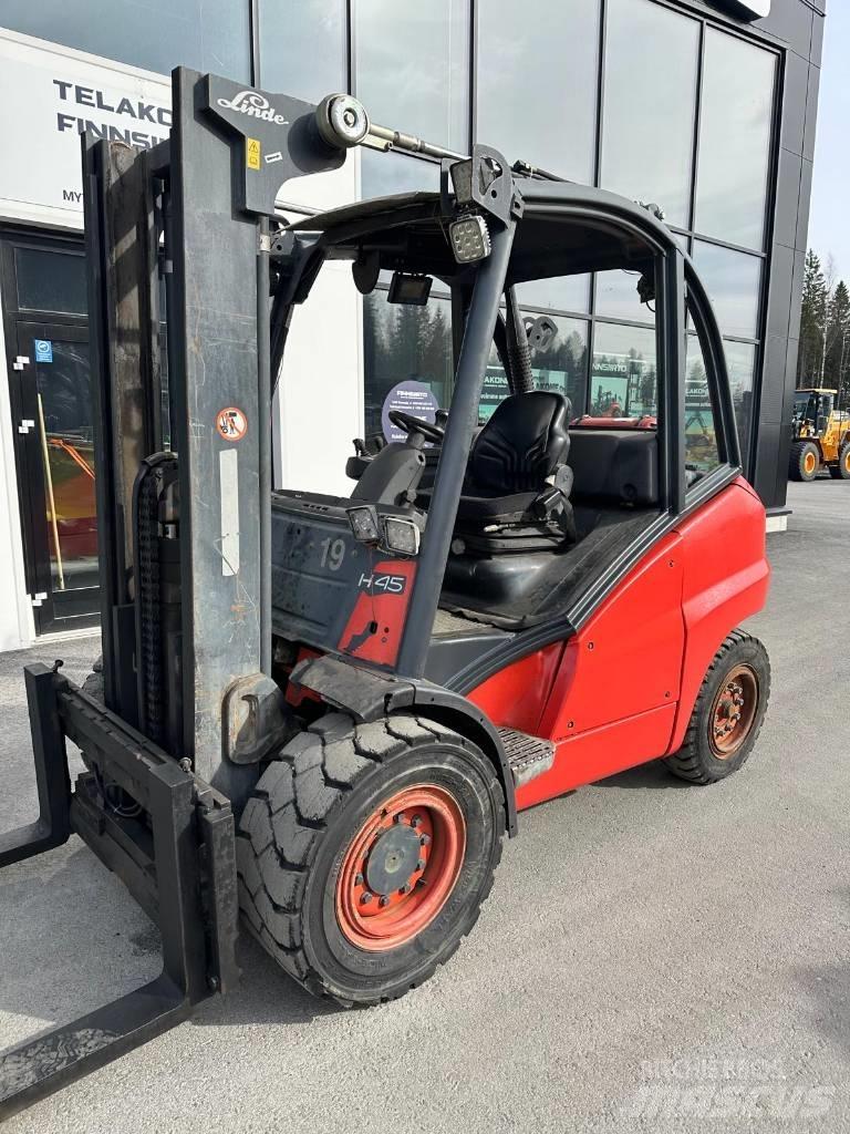 Linde H45D Tehnika ar dīzeļa dzinēju