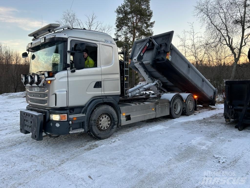 Scania G 480 Treileri ar āķi