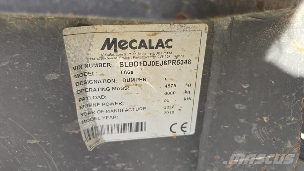 Mecalac TA 6 S Artikulētie pašizgāzēji