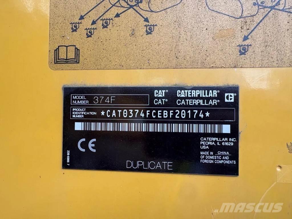 CAT 374F Kāpurķēžu ekskavatori