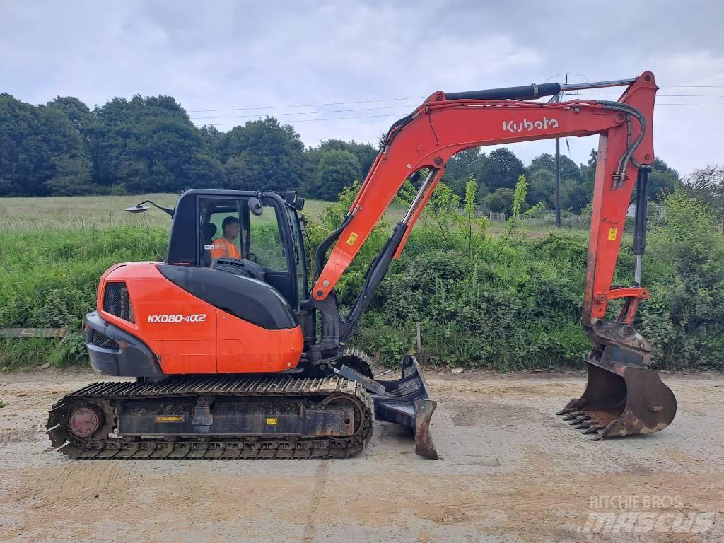 Kubota KX 080-4 Vidēja lieluma ekskavatori 7 t - 12 t