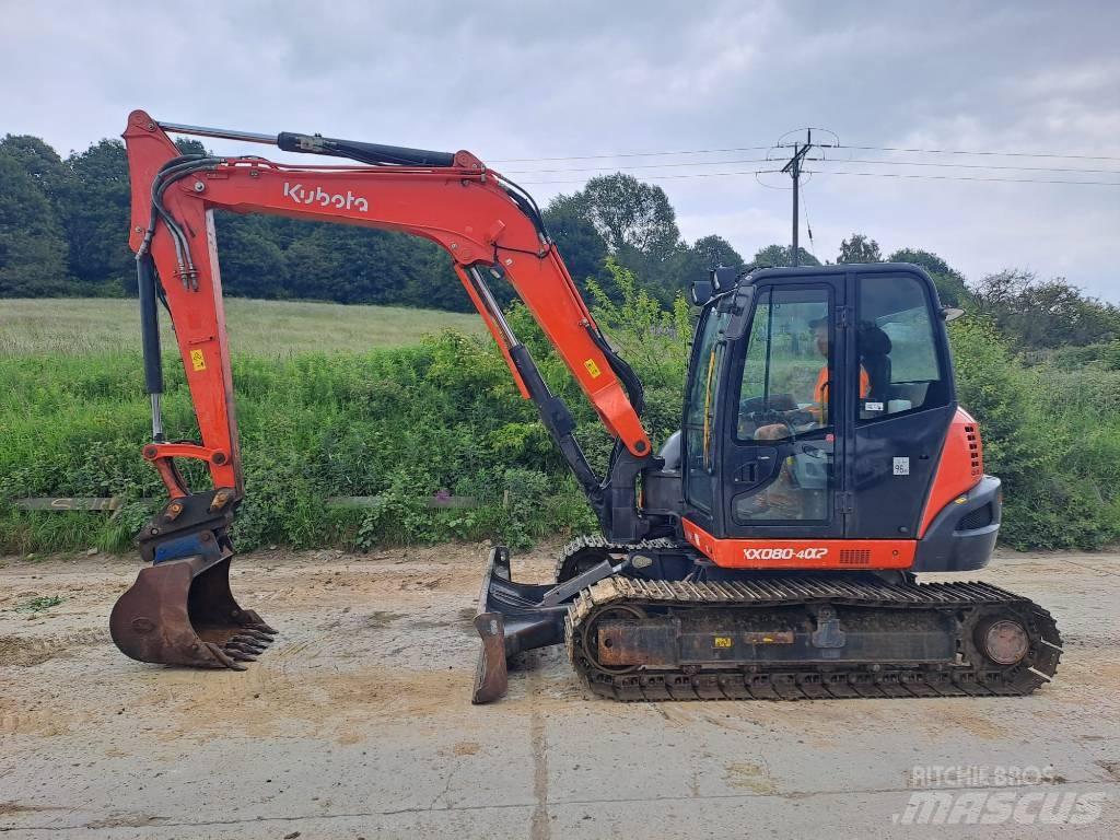 Kubota KX 080-4 Vidēja lieluma ekskavatori 7 t - 12 t
