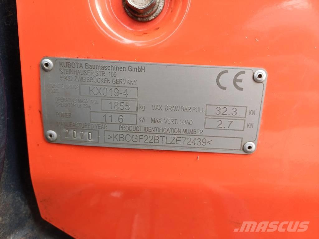 Kubota KX 019-4 Mini ekskavatori < 7 t