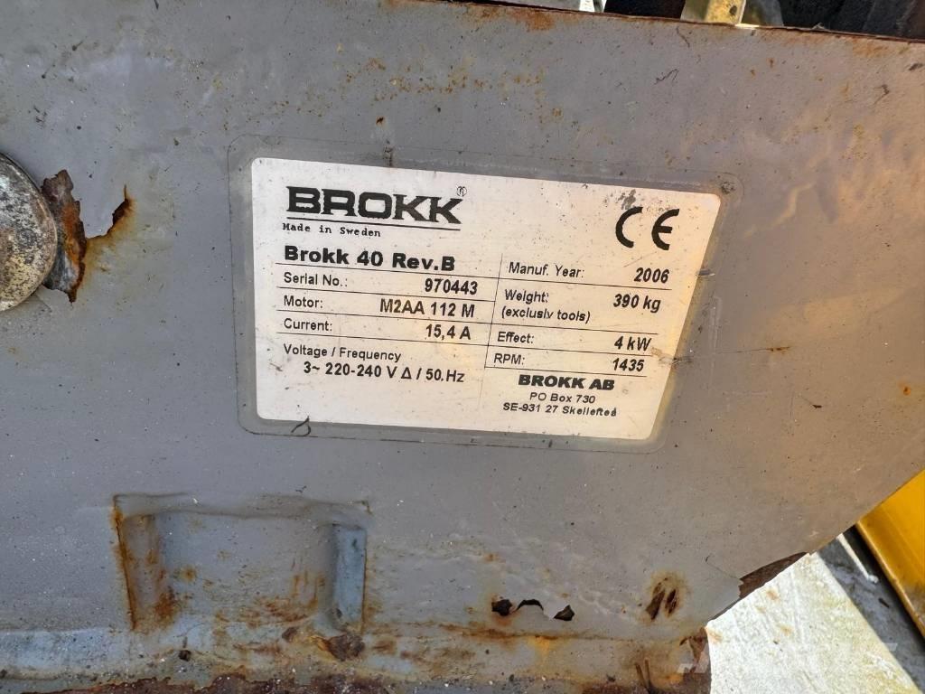 Brokk 40 Demontāžas ekskavators