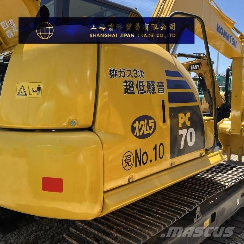 Komatsu PC 70-8 Kāpurķēžu ekskavatori