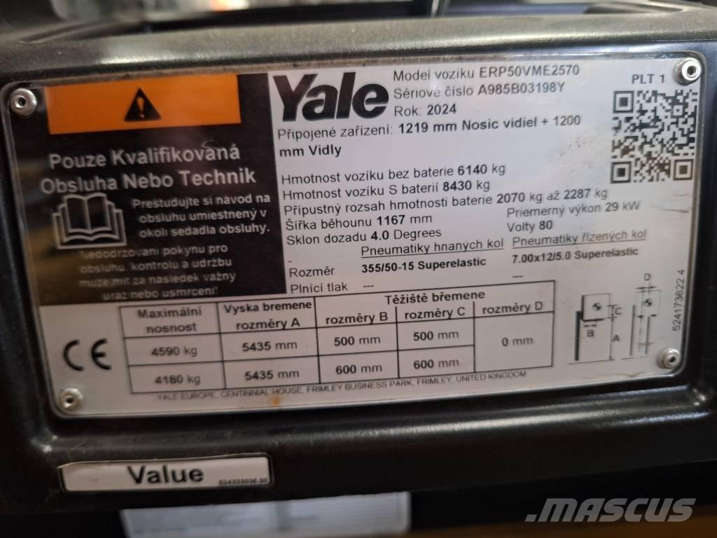 Yale ERP 50 VM Elektriskie iekrāvēji