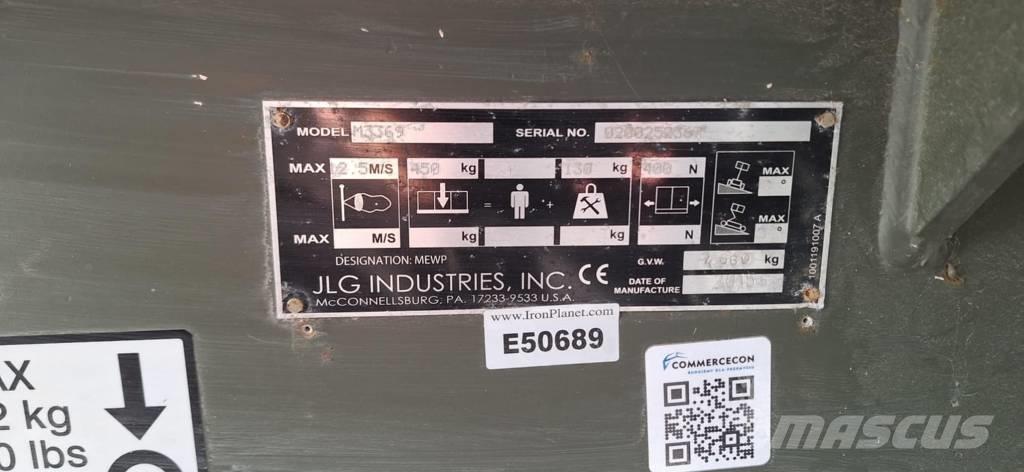 JLG M 3369 Šķerveida pacēlāji