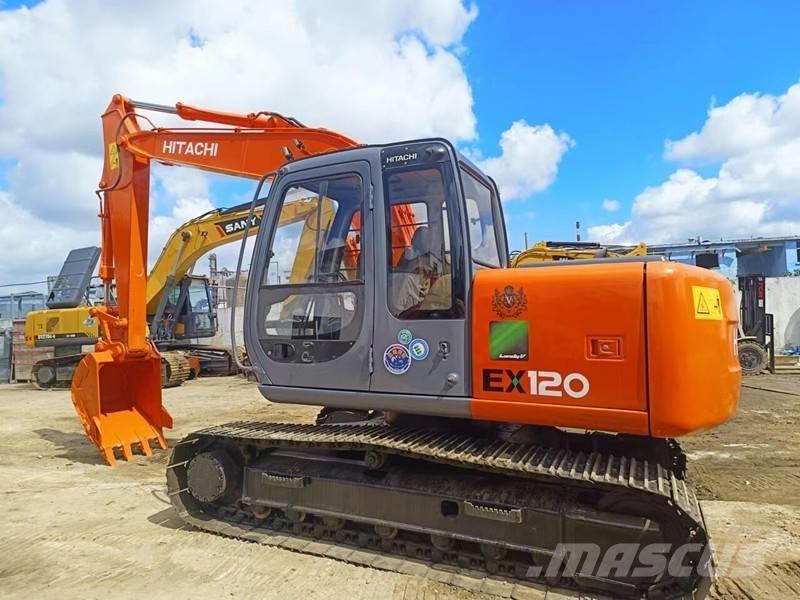 Hitachi EX 120 Kāpurķēžu ekskavatori
